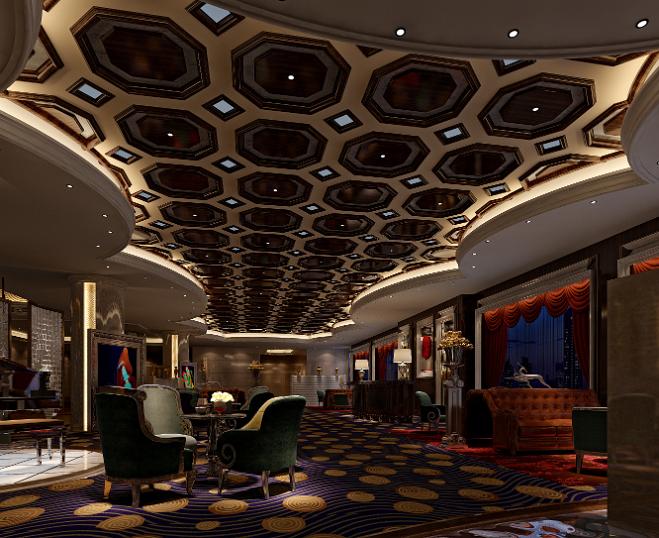 五星飯店3d效果圖11