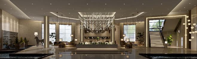 五星飯店3d效果圖2