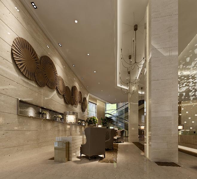 五星飯店3d效果圖3