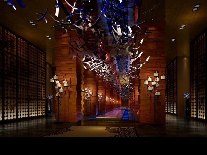 商業空間3d效果圖1