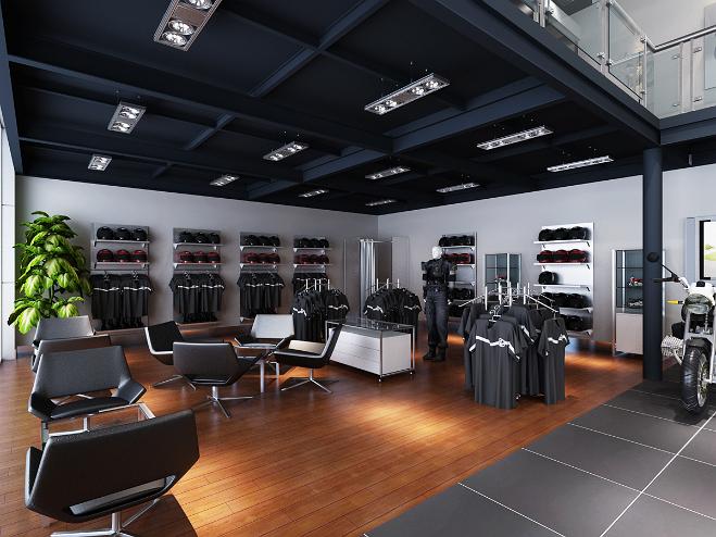 商業空間3d效果圖2