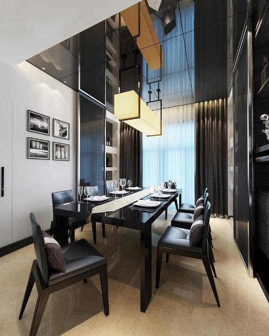 廚房餐廳3d效果圖2