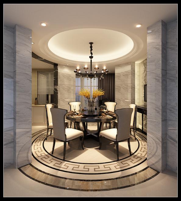 廚房餐廳3d效果圖6