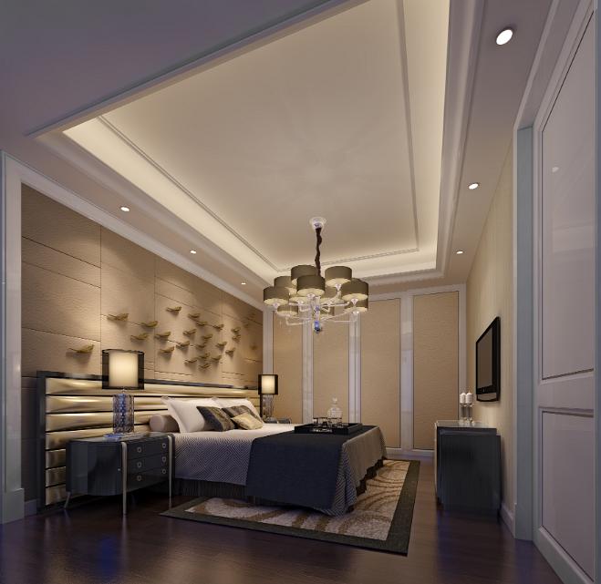 臥房空間3d效果圖2