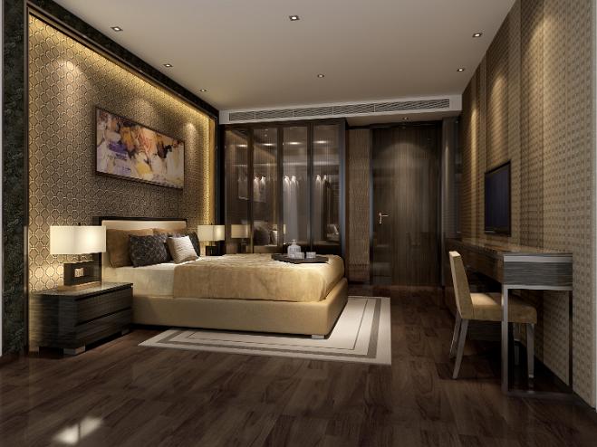 臥房空間3d效果圖9