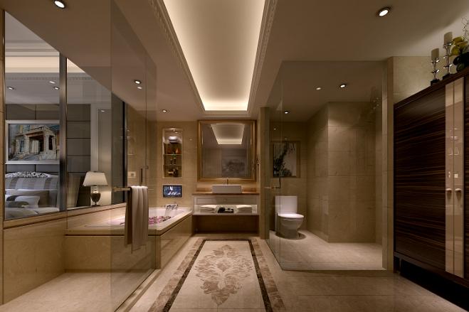 衛浴空間3d效果圖2