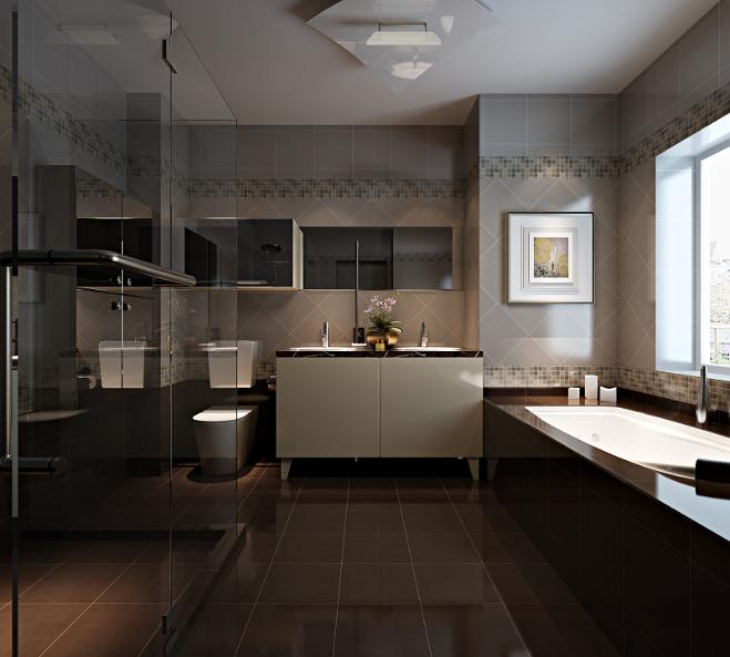 衛浴空間3d效果圖9