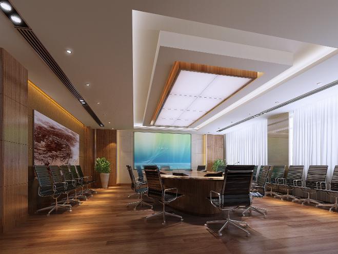 辦公空間3d效果圖11